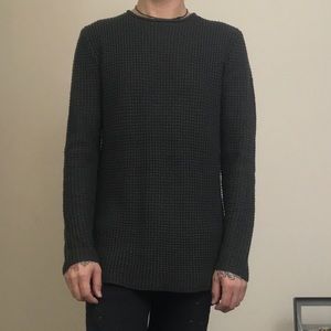 ⚡️ MENS ⚡️ Waffle pattern Longline Sweater